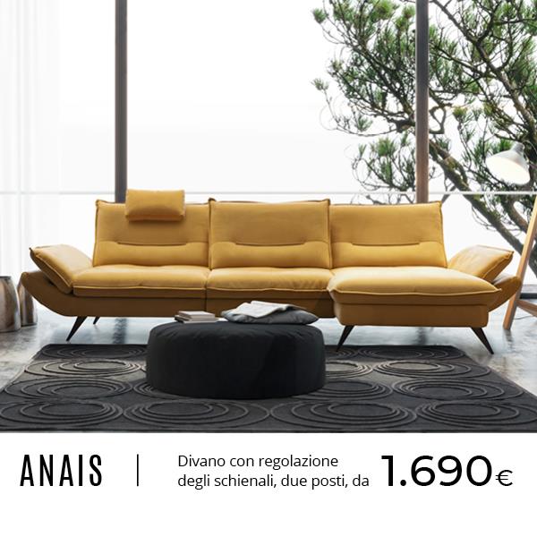 Anais con schienali regolabili