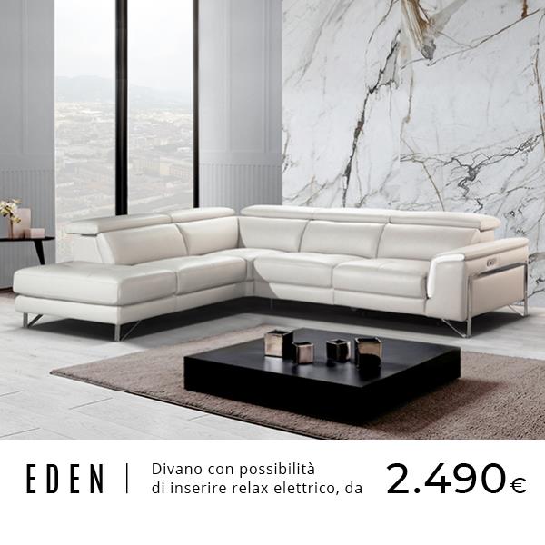 Eden angolare con poggiatesta regolabili