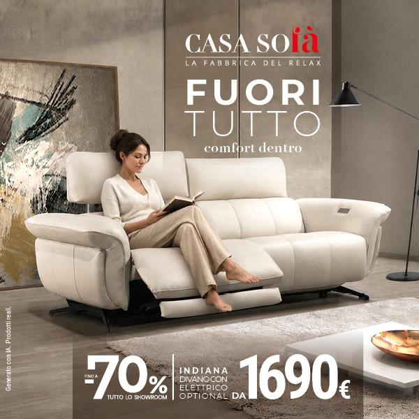Indiana con doppio relax optional