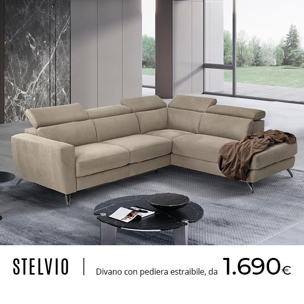 Stelvio con pediera estraibile